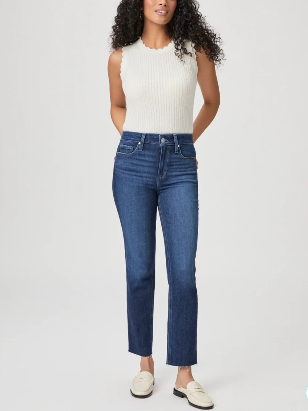 PAIGE Cindy Raw Hem Jeans - Picture 3 of 16